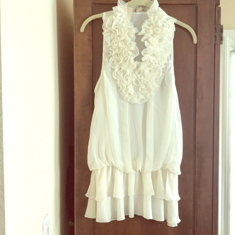 Shear look blouse